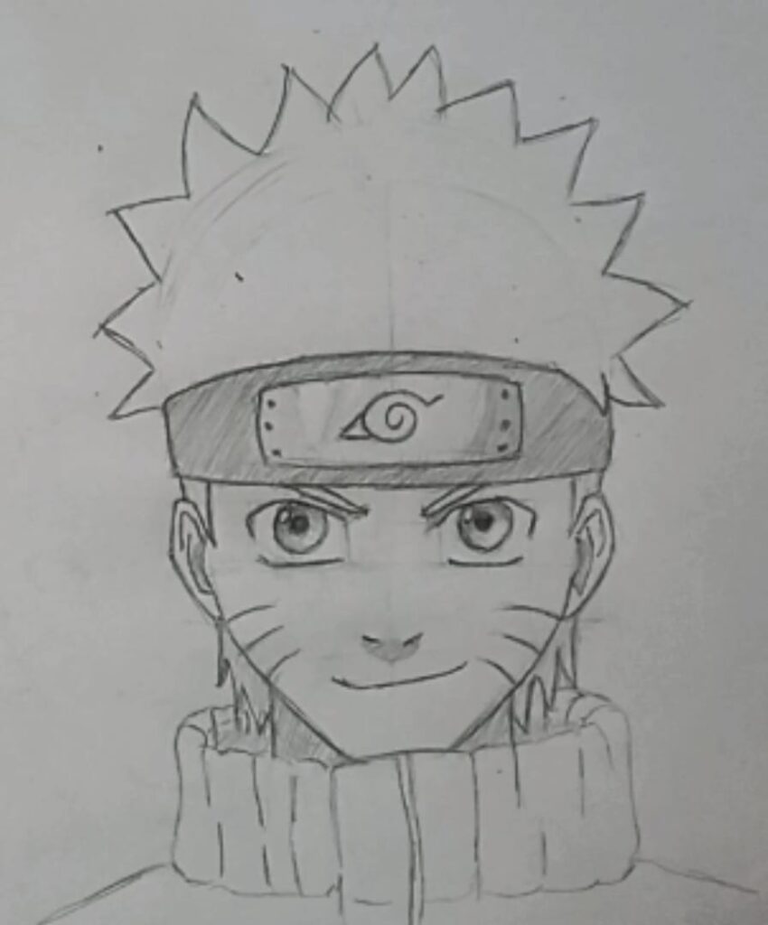 Como Desenhar o Naruto de Forma Facil e Rapida