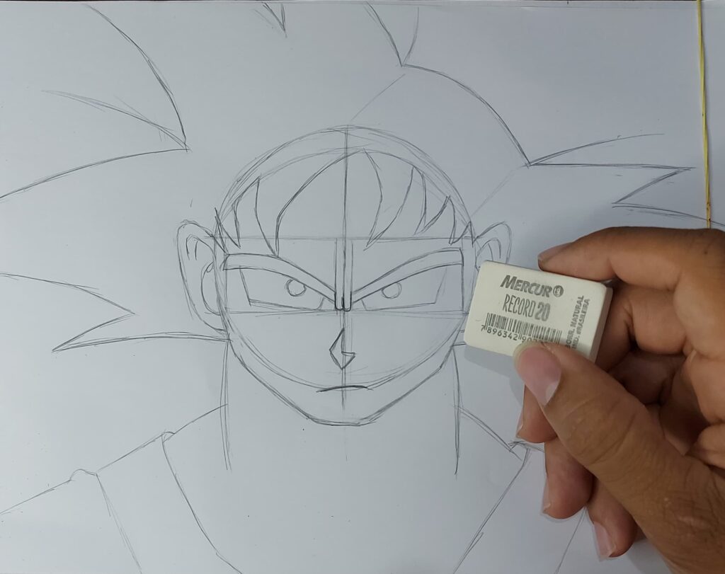 Como desenhar o Goku - Desenhando Fácil